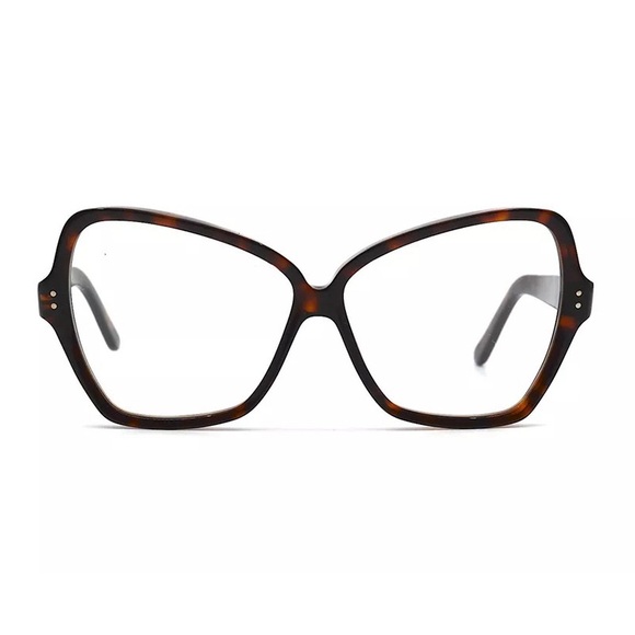 NEW CELINE WOMEN EYEGLASSES CELINE CL40064I 052 HAVANA CLEAR EYEWEAR - Picture 2 of 3